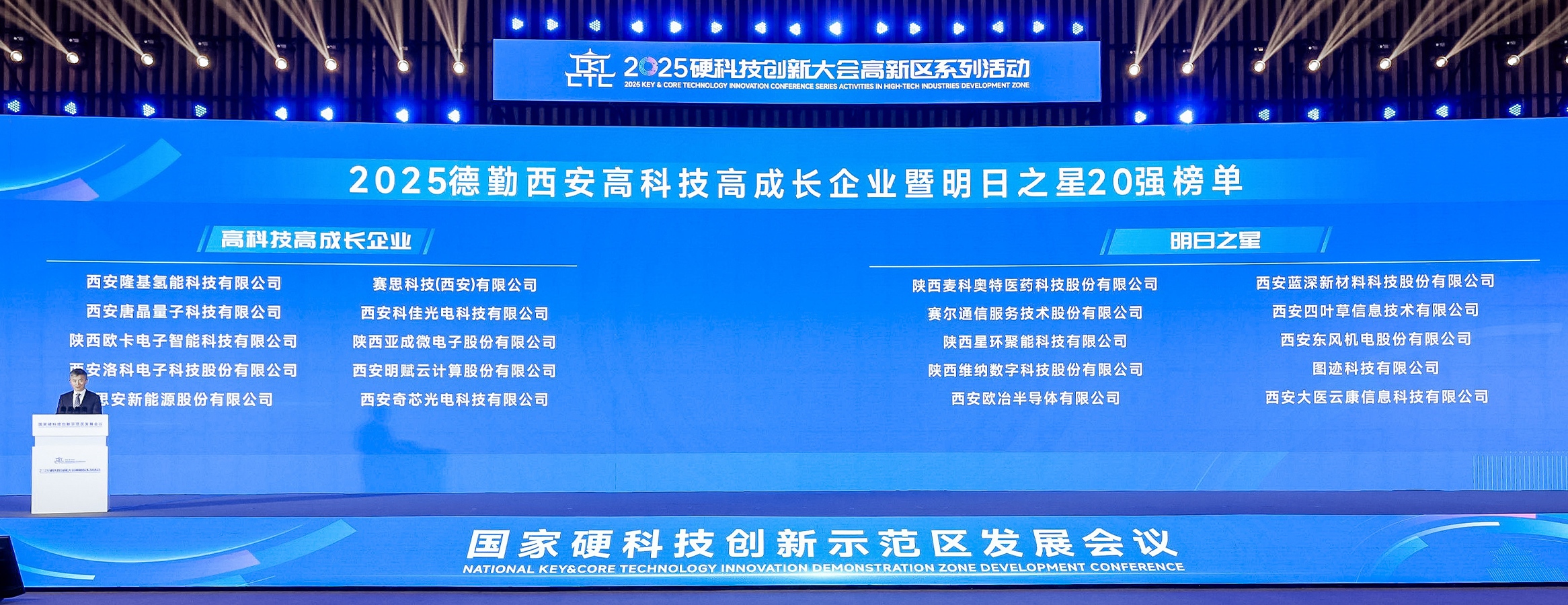 喜讯 | 四叶草安全荣登2025西安高科技高成长明日之星20强榜单！